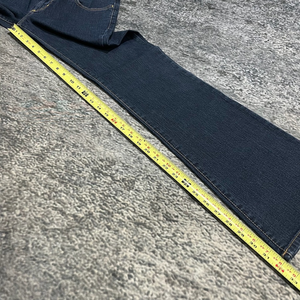 L7B by Little Big Jeans Womens 29x32 Blue Low Rise Flare Bootcut Vintage Y2K - Picture 13 of 16
